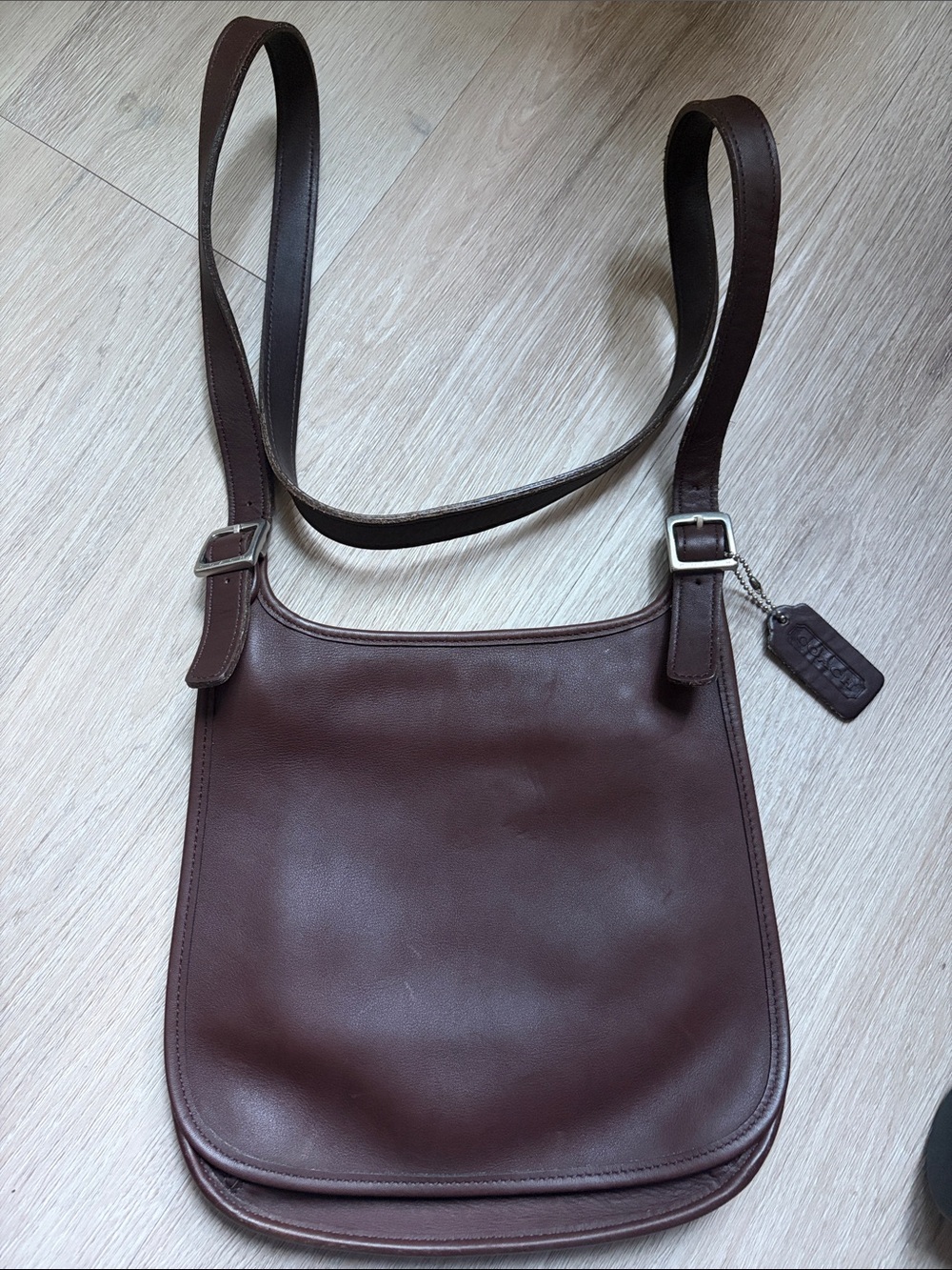 Coach Brown Vintage Hippie Flap 9135